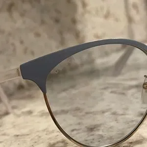Gucci GG0245S 004 Baby Blue Sunglasses Gucci GG0245S 004 Gold/White/Light Blue and 50 similar items main image 3